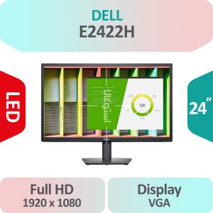 مانیتور استوک Dell E2422H سایز 23.8 اینچ Full HD