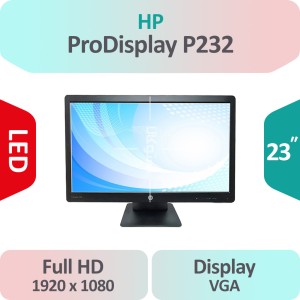 مانیتور استوک HP ProDisplay P232 سایز 23 اینچ Full HD
