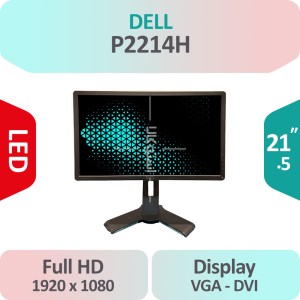 مانیتور استوک Dell P2214H سایز 22 اینچ Full HD