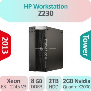 کیس استوک HP Workstation Z230 پردازنده Xeon گرافیک 2GB