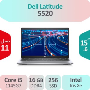 لپ تاپ استوک Dell Latitude 5520 i5 نسل یازده
