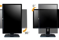 مانیتور استوک Dell IPS u2415 نمایشگر 24 اینچ