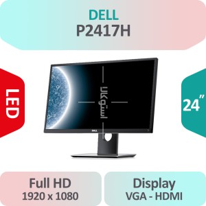 مانیتور استوک Dell P2417H سایز 24 اینچ Full HD