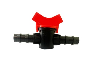 شیر پلاستیکی  قطع و وصل جریان دو سر 16mm