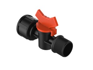 شیر پلاستیکی یک سر 3/4اینچ ماده،  یک سر 3/4 اینچ نر