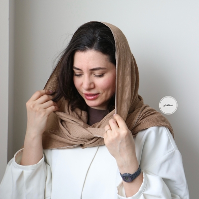 شال پلیسه لمه دوزی مدل ریحون