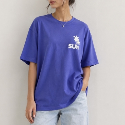 تیشرت لانگ  SALT کد 6103