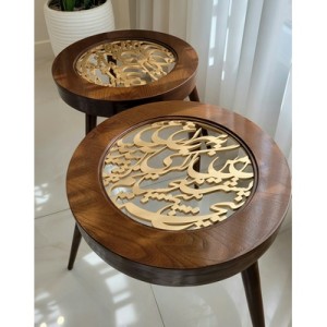 میز عسلی گرد قطر 50 سانتیمتر