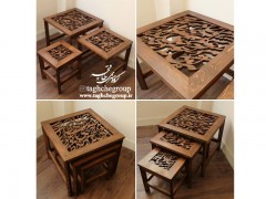 میز عسلی کالیگرافی