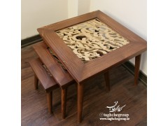 میز عسلی کالیگرافی