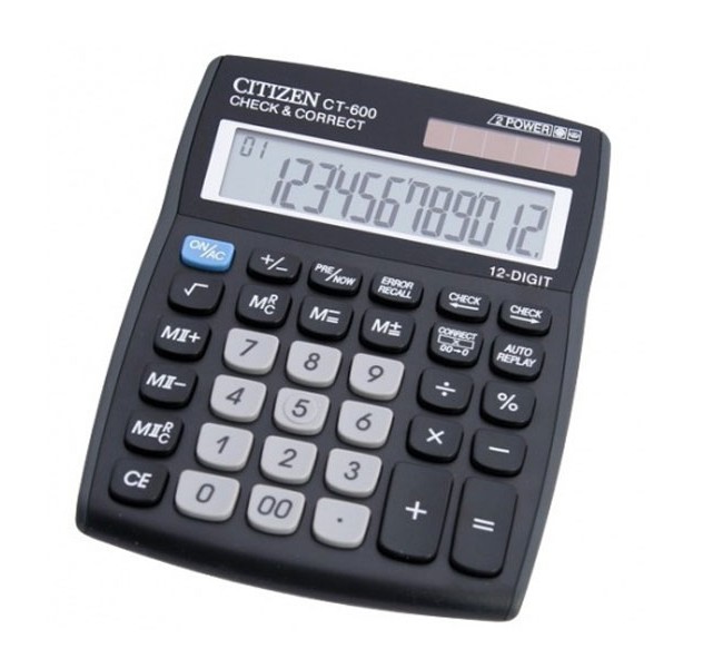 ماشین حساب 12 رقم سیتی زن CT-600J