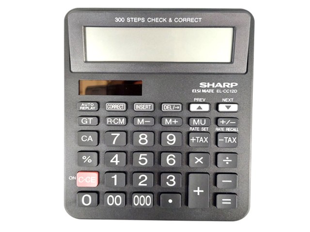 ماشین حساب شارپ 12 رقم مدل EL-CC12D