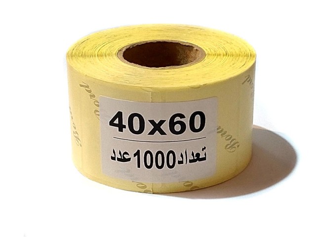 برچسب رول 60x40 mm معمولی