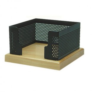 جای کاغذ یادداشت چوب فلز مدل WW-04