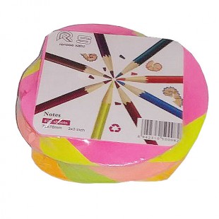 کاغذ یادداشت رنگی 7.5× 7.5 سانتیمتر