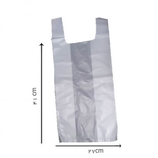 کیسه پلاستیکی دسته رکابی متوسط 41×27 سانتیمتر