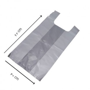 کیسه پلاستیکی دسته رکابی بزرگ 62×40 سانتیمتر