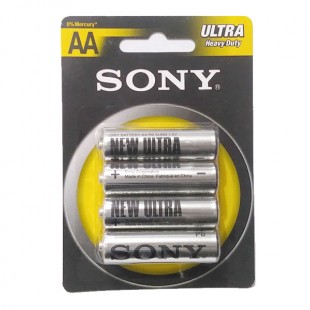 باتری قلمی کارتی بسته 4 عددی  SONY