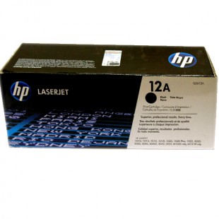 کارتریج مشکی اچ پی مدل 12A طرح اصلی