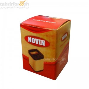 جاقلمی پلاستیکی کرم NOVIN