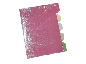 دیوایدر مقوایی سایز A5 بسته 100 عددی