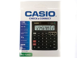 ماشین حساب کاسیو مدل MJ-120D