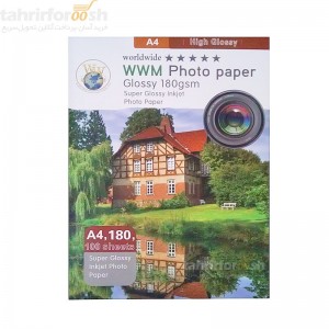 کاغذ A4 فتوگلاسه 180 گرم WM