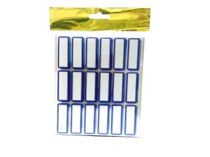 برچسب دور آبی سایز 1×4 سانتیمتر مدل CHD