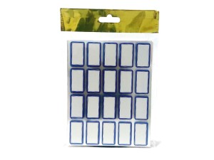 برچسب دور آبی سایز 2.5×1.5 سانتیمتر مدل CHD