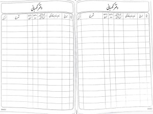 دفتر 200 برگ نگهبانی خودرو