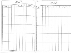 دفتر خیاطی 100 برگ رحلی جلد گالینگوری