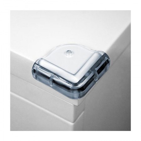 محافظ گوشه تیز ال شکل رنگ شفاف 4 عددی برند نینو - ninno corner guard