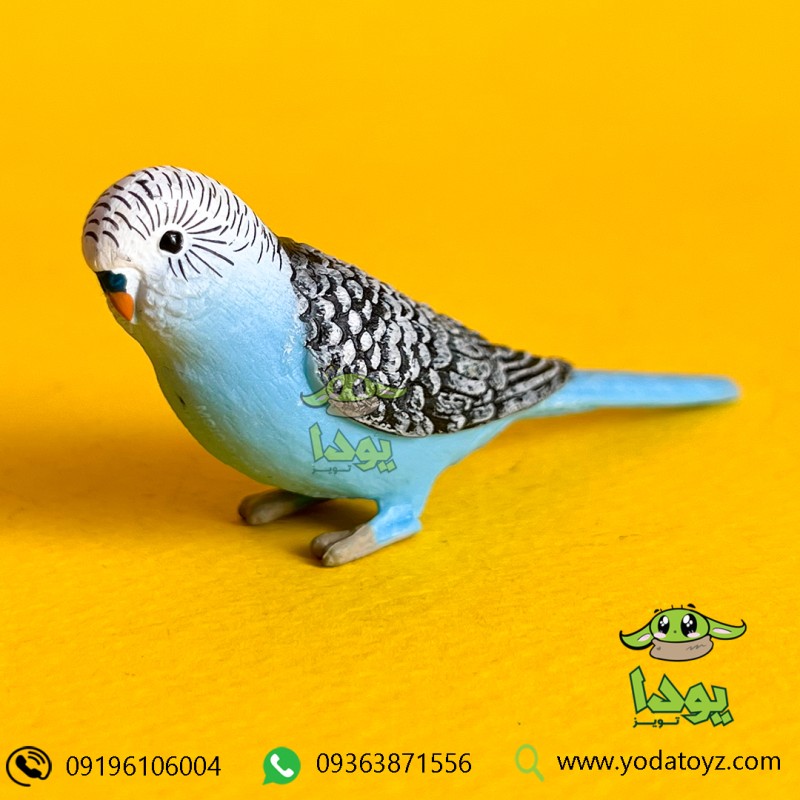فیگور مرغ عشق رنگ آبی برند موجو 387292 - Blue Budgerigar figure