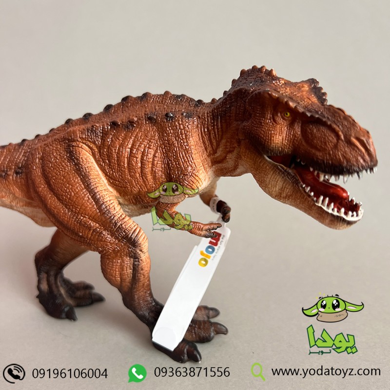 فیگور تیرانوساروس از نژاد تی رکس با فک بازشو برند موجو 387379 - Deluxe T Rex with Articulated Jaw