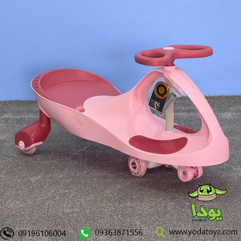 سه چرخه کودک طرح پلاسماکار چرخ ژله ای و چراغدار-plasmacar (new)