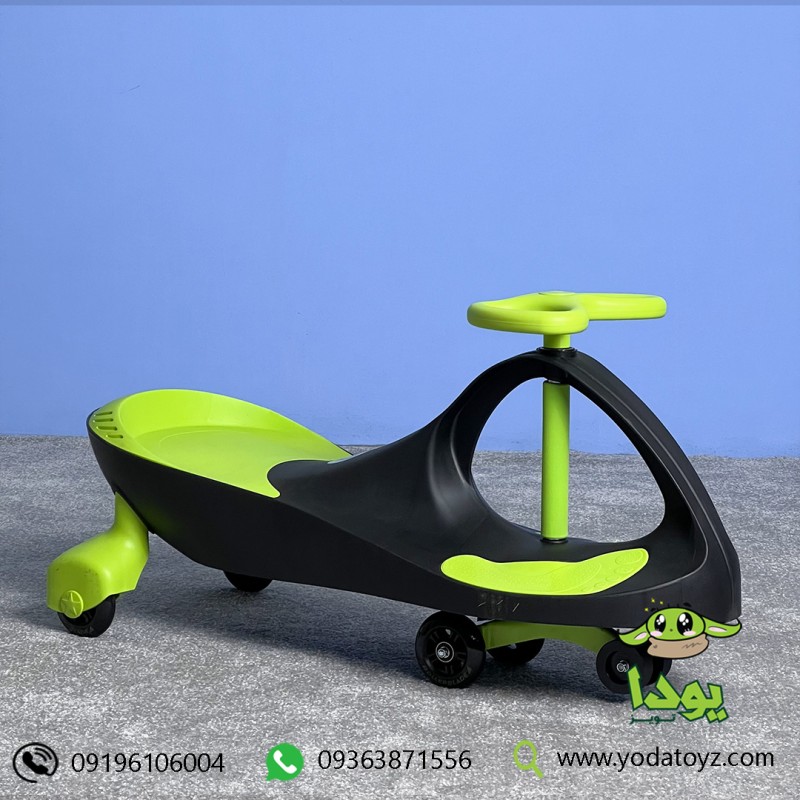 لوپ کار چرخ ژله ای رنگ مشکی سبز LOOPCAR