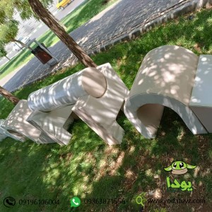سازه فومی با رنگ پاستلی