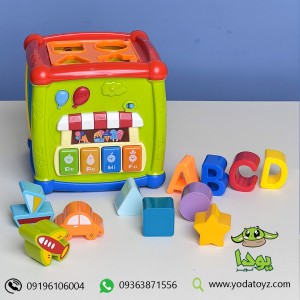 اسباب بازی آموزشی مکعب هوش موزیکال  HE0520