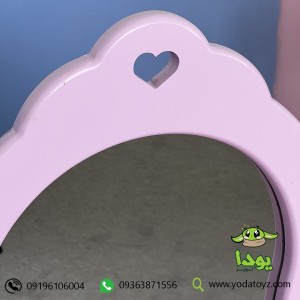 میز آرایش چوبی کودک مدل گلبرگ