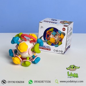 اسباب بازی نوزادی چندکاره بیزی بال  4 در 1 مدل 6046