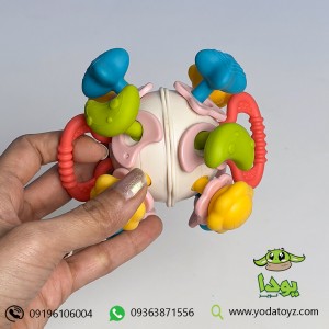 اسباب بازی نوزادی چندکاره بیزی بال  4 در 1 مدل 6046