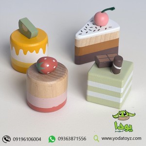 اسلایس کیک چوبی 4 عددی پیکاردو picardo
