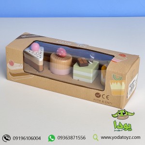 اسلایس کیک چوبی 4 عددی پیکاردو picardo
