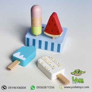 اسباببازی چوبی بستنی کیم 4 عددی پیکاردو picardo