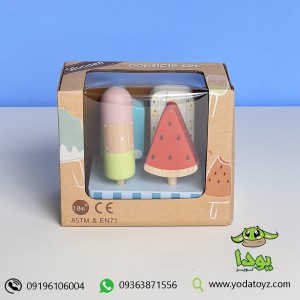 اسباببازی چوبی بستنی کیم 4 عددی پیکاردو picardo