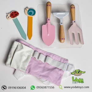 ست کمربند شن بازی و باغبانی فلزی پیکاردو picardo BZ-43-A