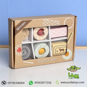 اسباببازی چوبی بیسکویت 6 عددی پیکاردو picardo