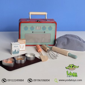 ست شیرینی پزی چوبی پیکاردو picardo با جعبه فلزی