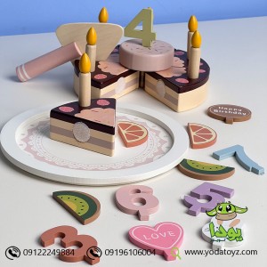 اسباببازی چوبی کیک تولد پیکاردو picardo