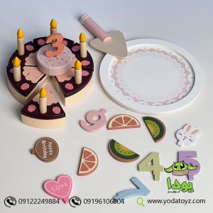 اسباببازی چوبی کیک تولد پیکاردو picardo